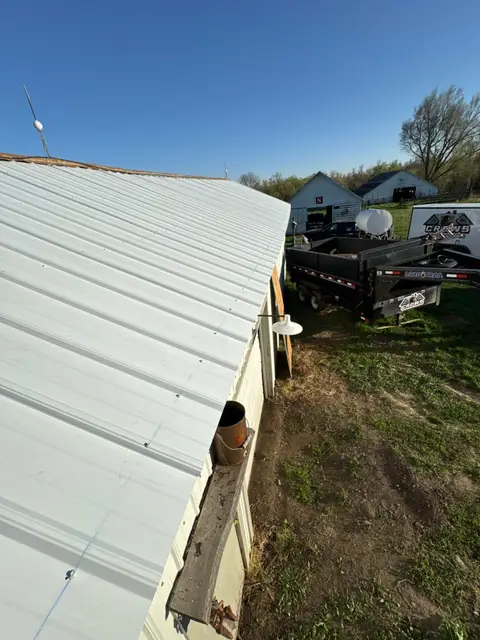 Ribbed Metal Roof on an Outbuilding in Hooper, NE